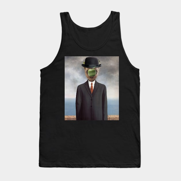 Guardians Of The Galaxy Rene Magritte Son Of Man Tank Top by Rebus28